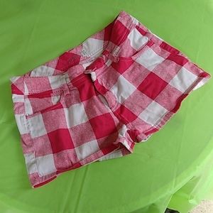 Kids size 3 Daisy Duke short plaid